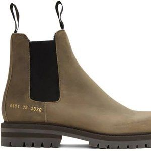 Common Projects Tan Suede Chelsea Boot Size 10